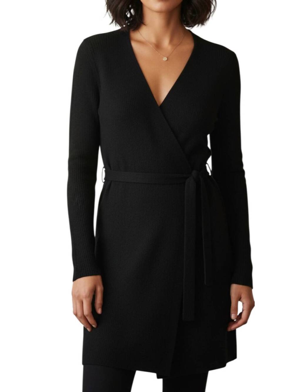 NEW MAISON DE PAPILLON carter cardigan in black